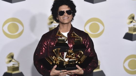 clanek_Despacito nezabodovalo, ceny Grammy ovládl Bruno Mars 